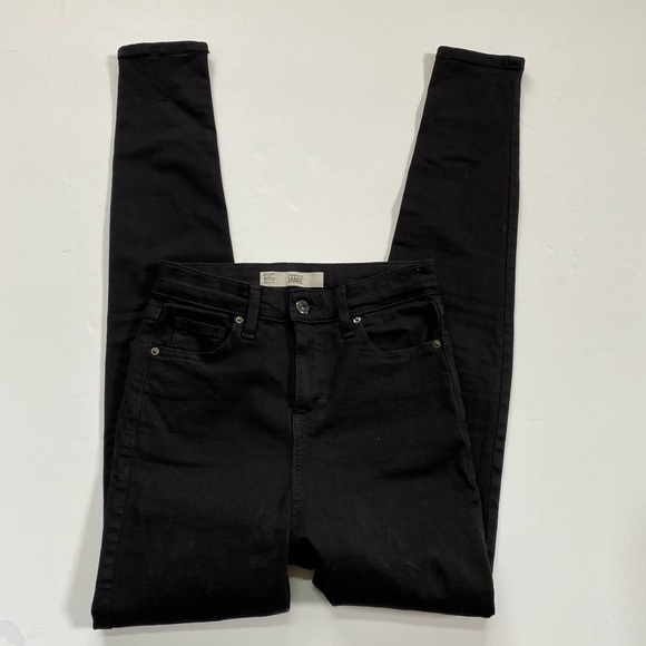 NEW Topshop Jamie High Waist Black Skinny Jeans - Picture 3 of 5